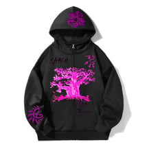 Load image into Gallery viewer, Sweat Zippé Afrka Black

