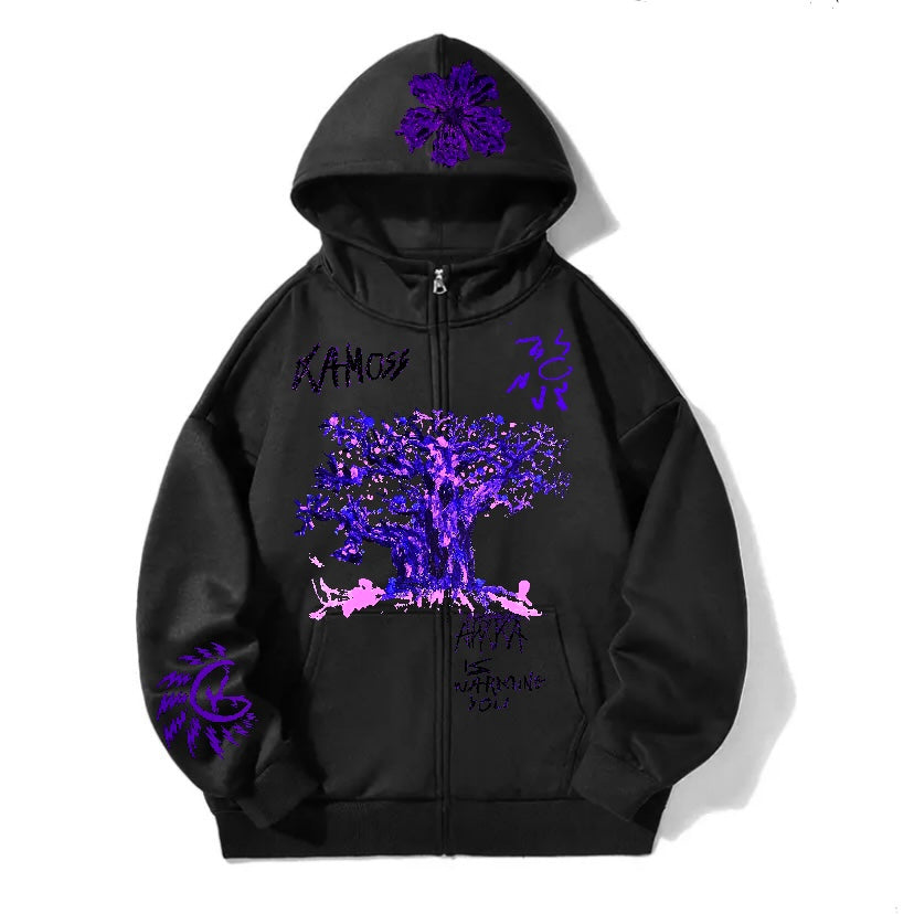 Sweat Zippé Afrka Black