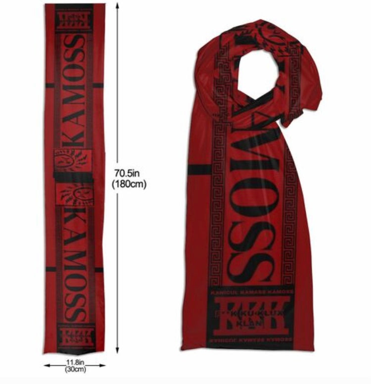 Scarf F**k Ku Klux Klan Red