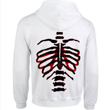 Charger l&#39;image dans la galerie, Sweat Zippé Bat White
