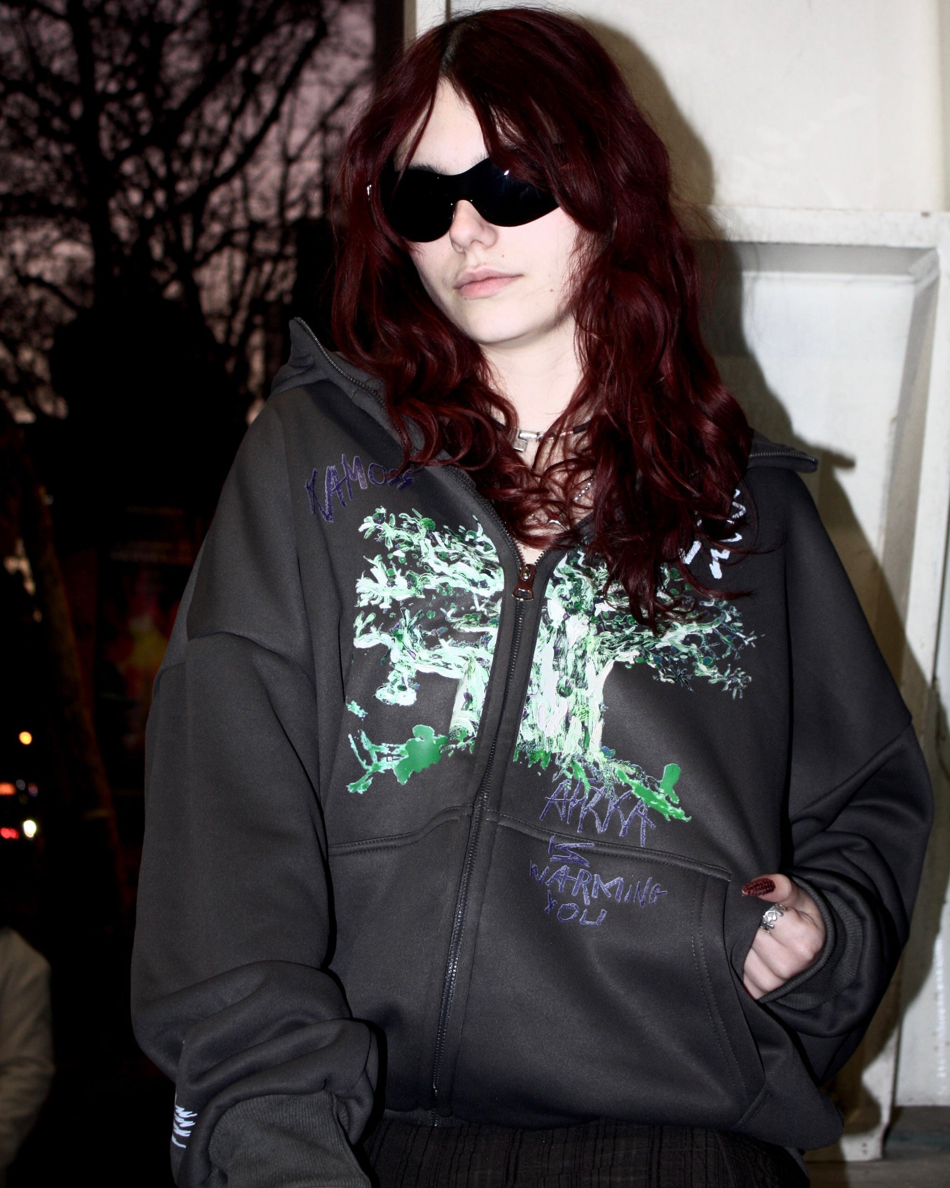 Sweat Zippé Afrka Grey