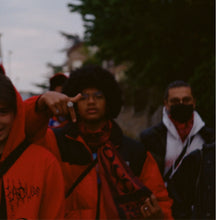 Load image into Gallery viewer, Scarf F**k Ku Klux Klan Red
