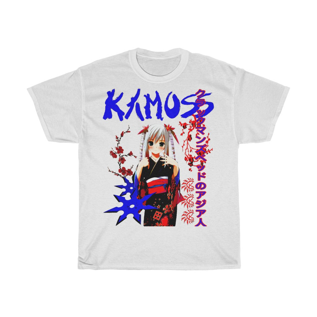 T-Shirt Japan Blue and White